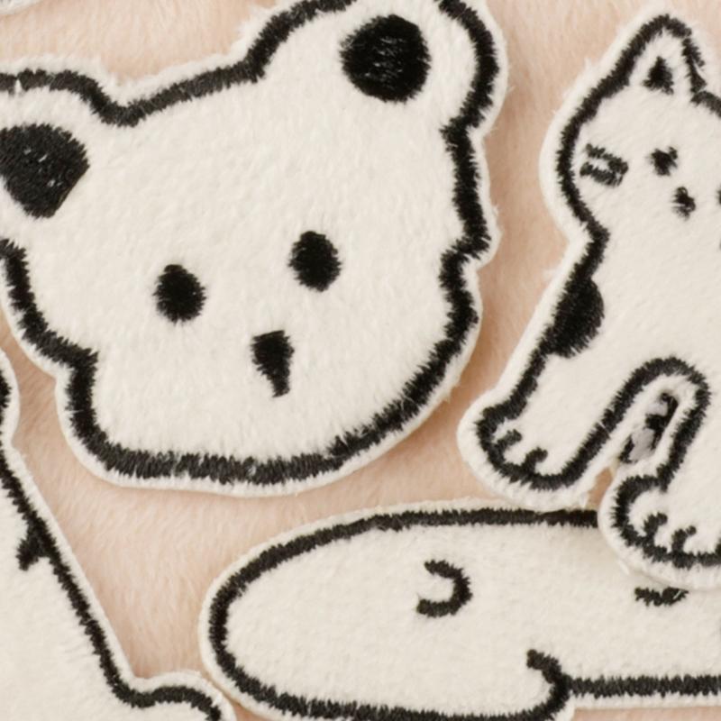 8 Pcs Cartoon Cats Iron on Patches Animal Repair Patches Sewing on Applique Patches for Clothing Jeans Hat Backpacks