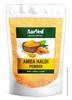 Polvere di Amba Haldi Pura e Naturale Commestibile (200g x Confezione da 1) Mango Zenzero (Curcuma Kasturi)Curcuma Selvatica (Curcuma Aromatica) per Bevanda alle Erbe | Nessuna Pubblicità