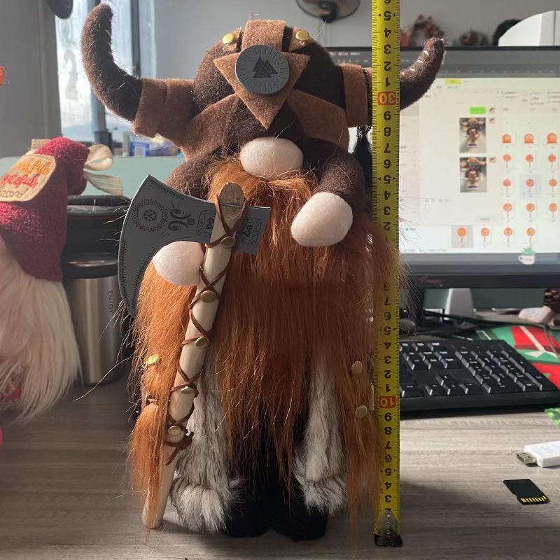Nowa lalka Wiking Wojownik Gnom Lalka Wiking Wojownik Krasnolud