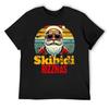 Skibidi Rizzmas Santa Funny Christmas Rizz Graphic Cool Retro Charismatic Santa Claus Design T-Shirt