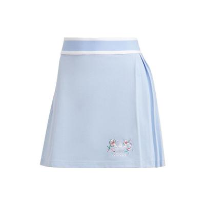 Originals Trefoil Logo A-Line Mini Skirt Women Bottoms Light-Pink Blue IP3759