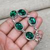 Chrome Diopside Gemstone 925 Solid Sterling Silver Handmade  Jewelry Exquisite Bracelet For Women
