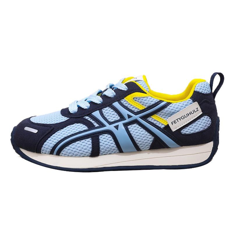 Explosive Women's New Summer Versatile Blue Mesh Casual Sneakers