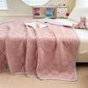 New Cool Silk Ice Cream Solid Color Summer Cool Quilt Double Air Conditioner Quilt Summer Quilt Washable Machine Washable