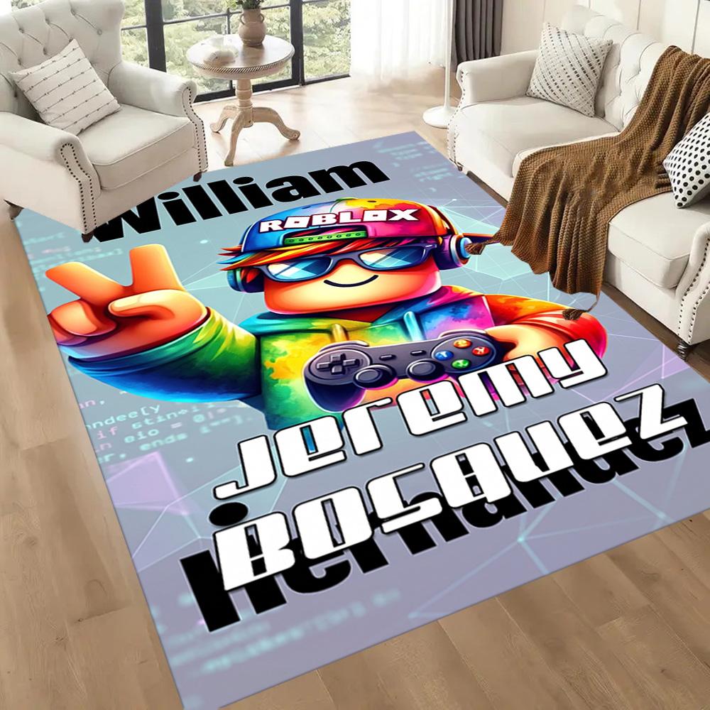 Roblox 397 Floor Mat Suitable for Entryway Playrooms Dormitory Hallway Anti-slip Rug Anime Office Decor Gift for Festivals