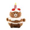 Bear Cake Plush Toy Stuffed Doll Throw Pillow Cartoon Decorative Kids Gifts