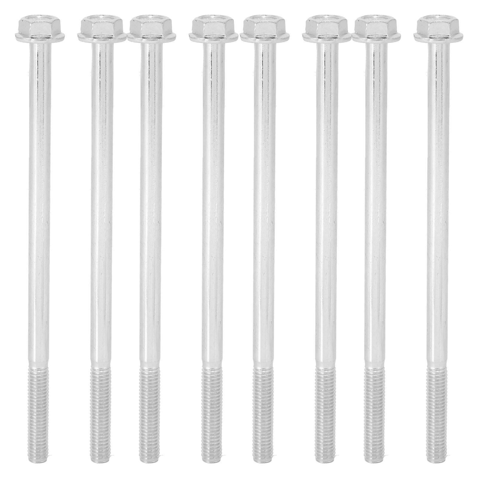 

20pcs M6 x 120mm Hex Extended Motor Screw Hex Head Long Screw for Agriculture Household