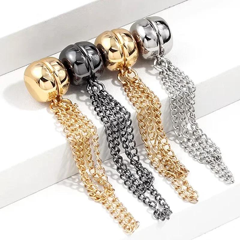 Chain Magnetic Buckle Exquisite Brooch Buckles Roll Up Pants Legs Alloy DIY Sewing Supplies Hooks Change Shorts Trouser Legs