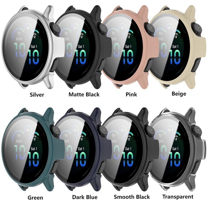 Tempered Glass Case for Garmin Vivoactive 6 Smart Watch Screen Protector Cover Bumper for Garmin Vivoactive6 Shell Accessories