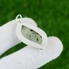 925 Silver Marquise Moss Prehnite Gemstone Bezel Daughter Trendy Pendant Jewelry