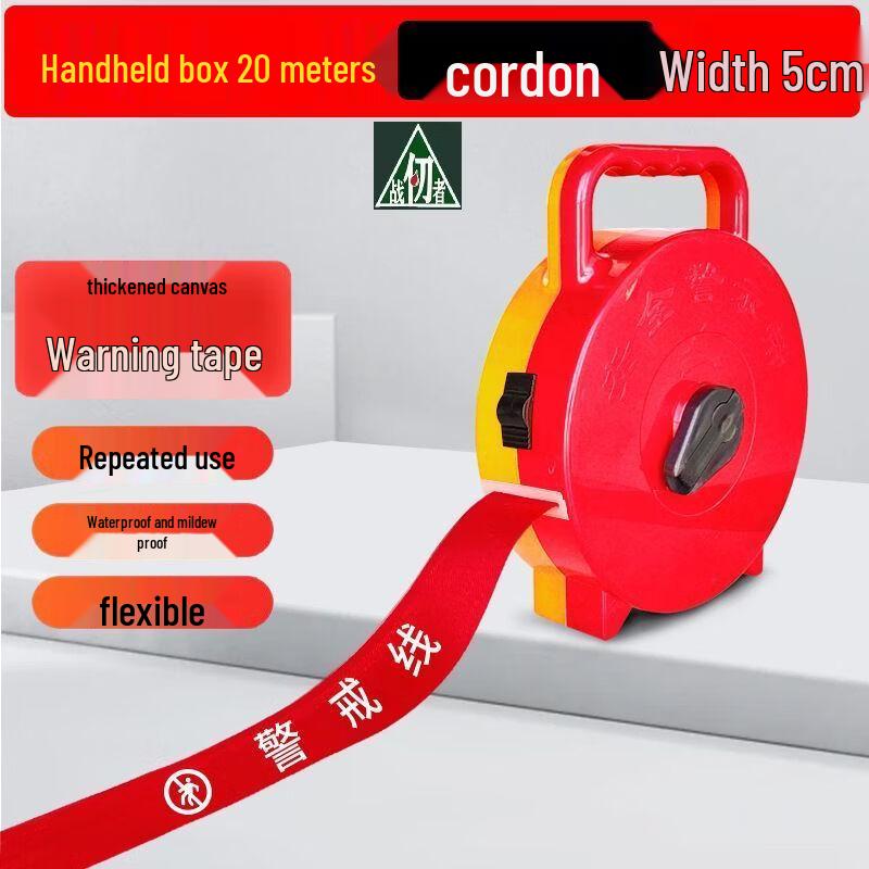 Heavy-Duty Canvas Safety Warning Tape