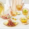 VISIONS Amber 4-Piece Crystal Series Dinnerware Set