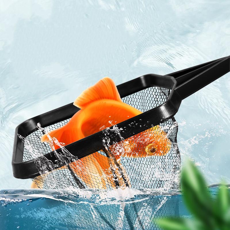 Fish Fishing Plastic Telescopic Net Copy Fishing Net Large Tank Ornamental Long Rod Net