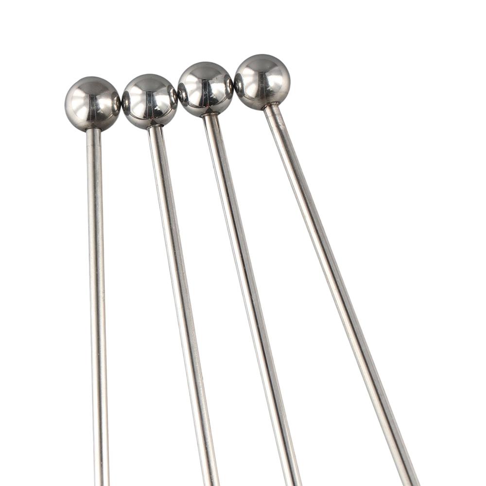 Steel Kitchen Juice Wine Mixing Agitator Stirring Stick Swizzle Stick Drink Mixer Bar Tool