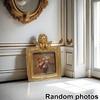 French Retro Picture Frame Relief Golden Resin Photo Case Nightstand Desk Decor Wall Hanging Photo Frame Home Decor Ornament