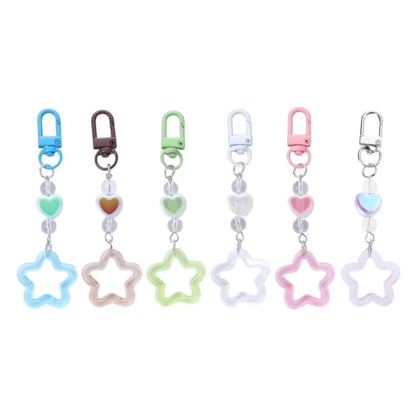 Eye catching Heart Key Chain Pendant Cute Key Rings for Phones Cute Jewelry