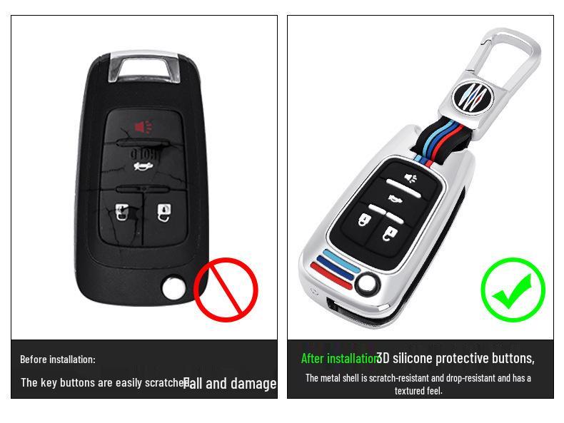 Buick Excelle Key Case: Women's Laojunwei Junyue Bag for GL6, Encore GT, Excelle XT, Yue Lang with Shell Buckle