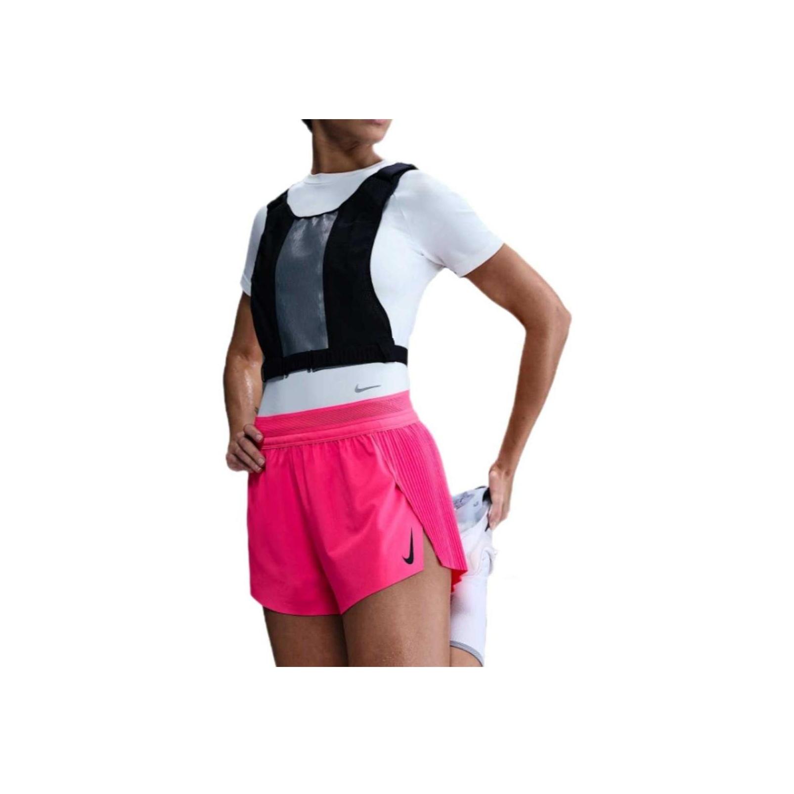 Nike Women s AeroSwift Dri-FIT ADV Mid-Rise 3  Brief-Lined Running Shorts Hyper Pink FN2328-645 XL