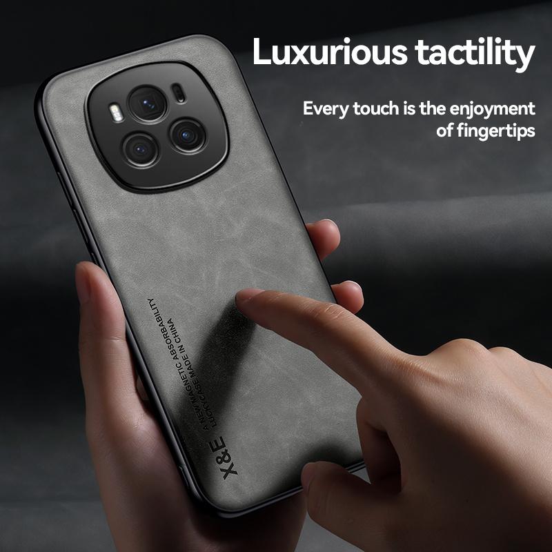 For Honor Magic6 Pro 5G Case Luxury Magnetic Leather Soft Phone Cases for Honer Honar Magic 6 Pro 5G 6.8" Back Cover Fundas