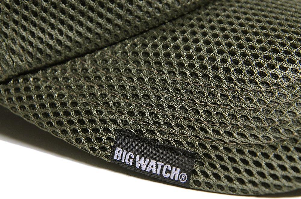 Plain Round Mesh Cap Khaki Large Size [Big Watch] CPMG-06R Men's