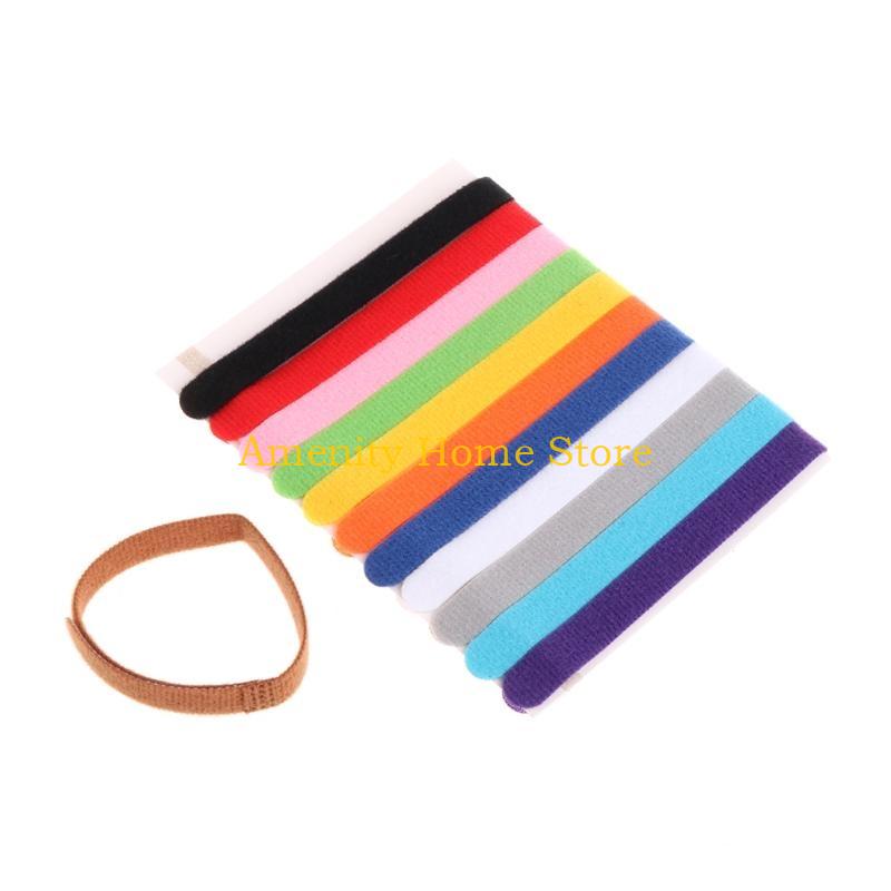 

F26C 12 Pcs Whelping Collars Colorful Puppy Collars Newborn Pet Identification Collar