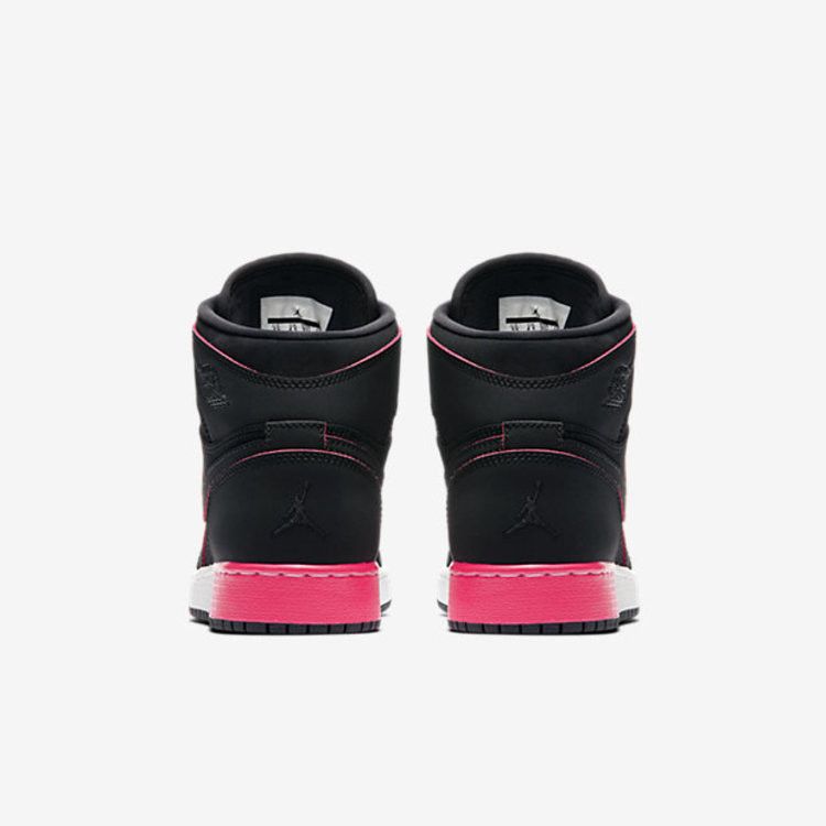 Kids' Sneakers Jordan 1 Retro High Black Hyper Pink White (GS) Black/Black-Hyper Pink-White
