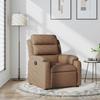 Relaxation Chair Brown Fabric