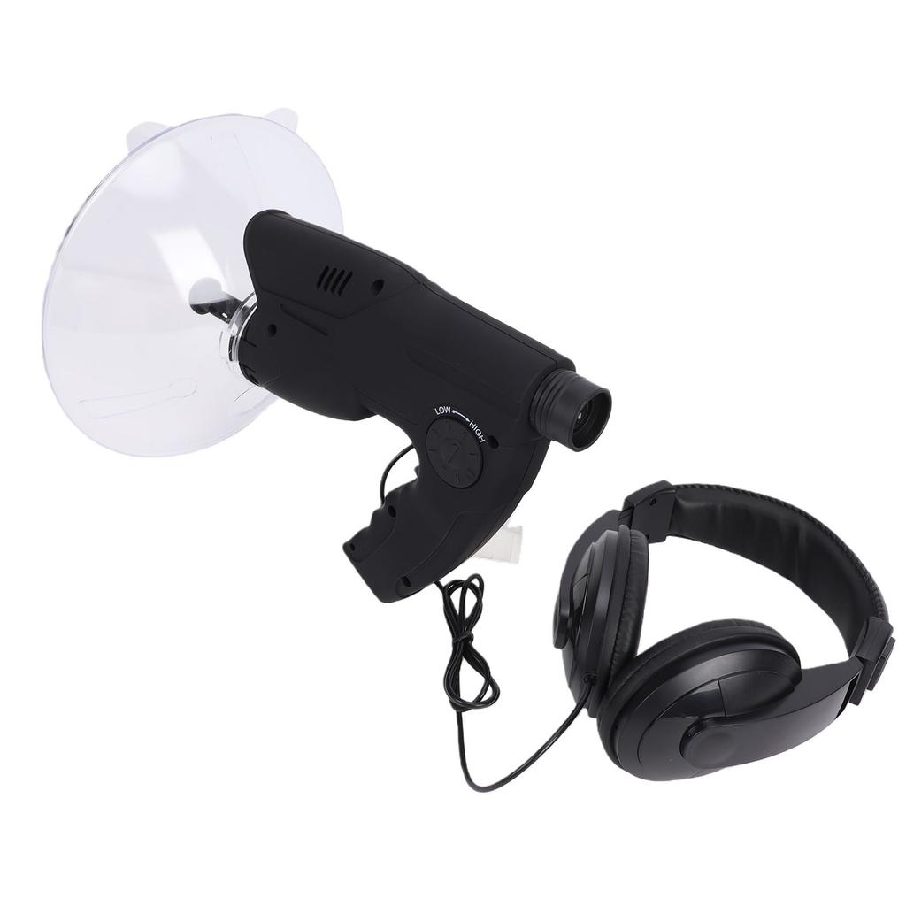 Bird Sound Amplifier 8X Magnification Observing Distance Listening Device with Headphone