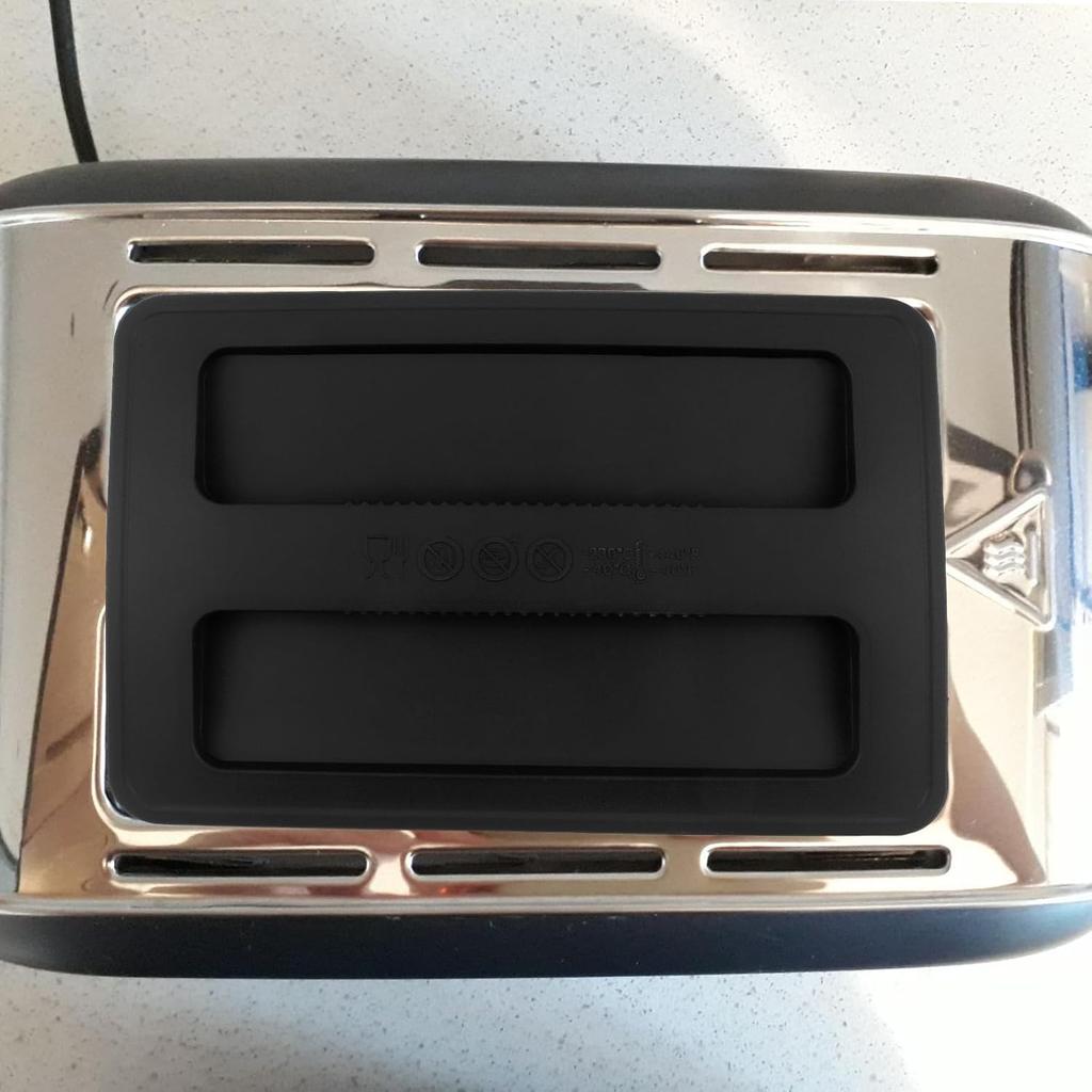 Silicone Toaster Top Cover, 1PCS Toaster Cover Black Bread Maker Dust Machine Covers Protector Lid Sandwich Machine Part Accessories