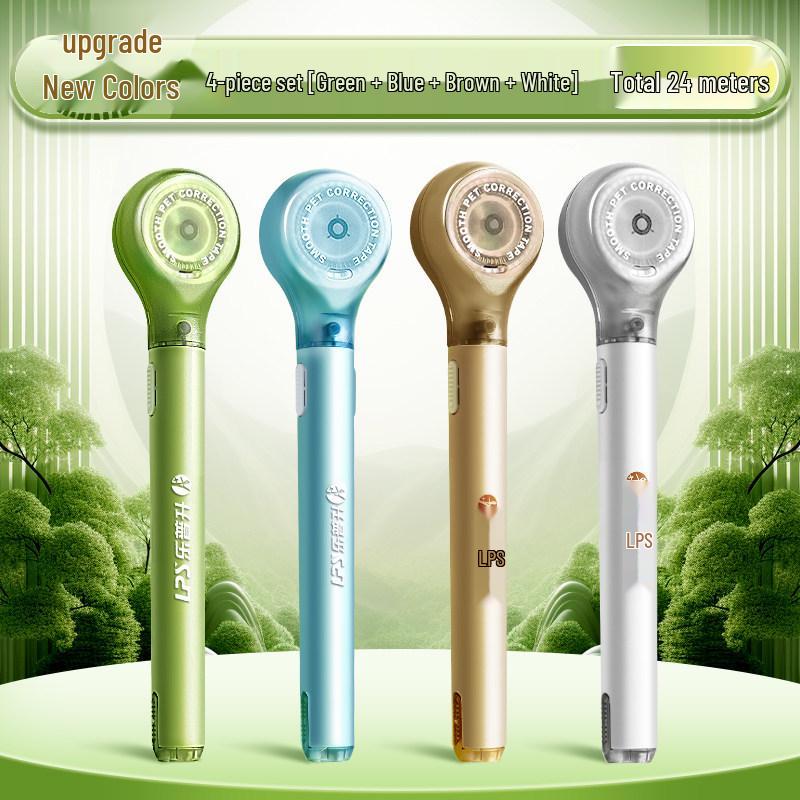 Portable Refillable Correction Tape Pen – Pen-Style, Large Capacity, Ideal for Students