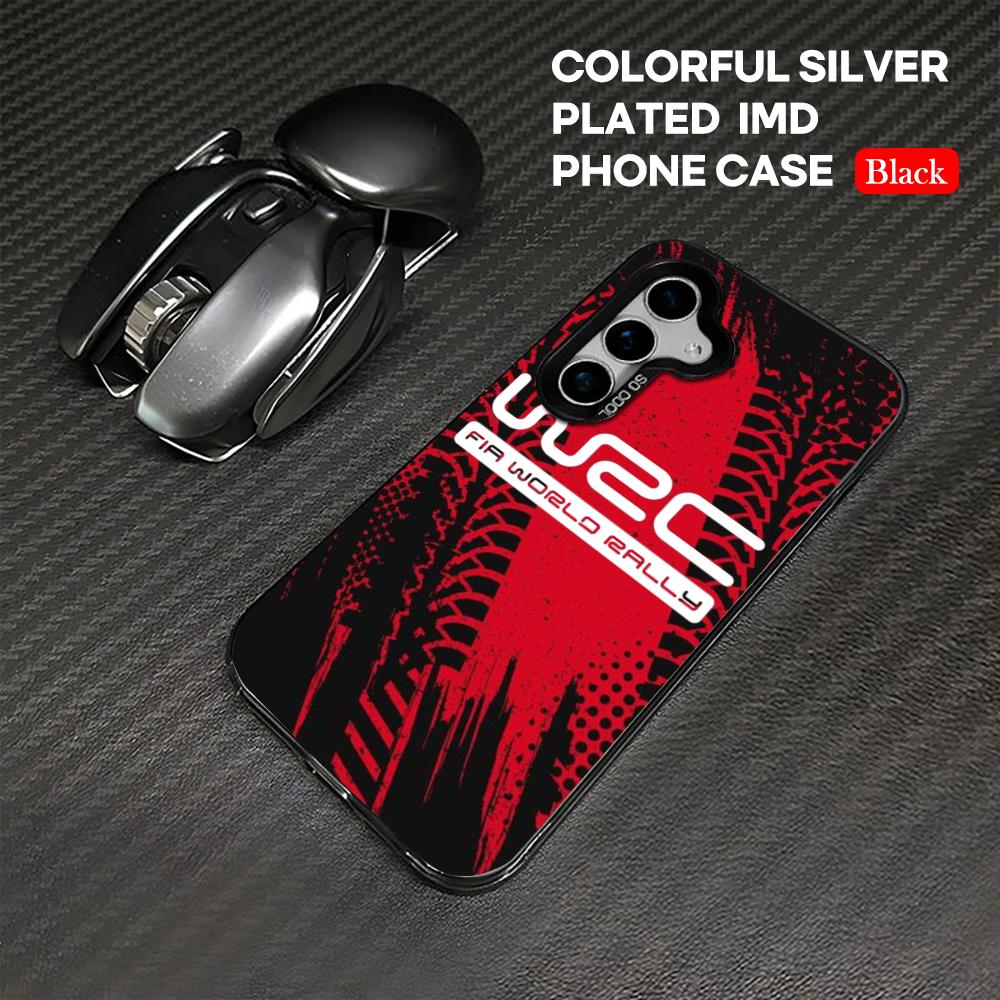 

WRC Rally Racin Phone Case IMD Colorful Case Silver for Samsung Galaxy S25 S24 S23 S22 S21S20 Plus Ultra FE Galaxy S23 Ultra