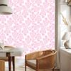 Wallpaper Flowers white and powder pink, powder pink background 50x1000