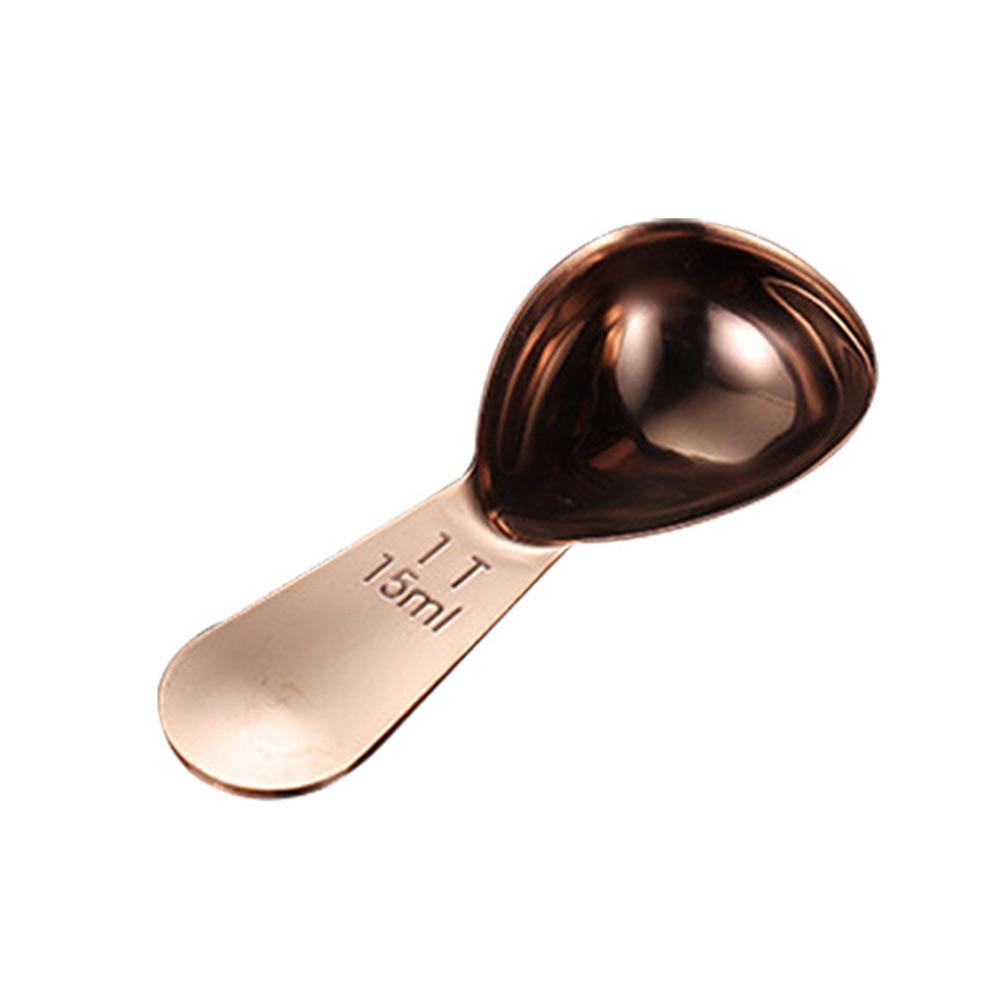 

Совок из нержавеющей стали 304, простой в использовании, супер гладкий Rose Gold 15ML