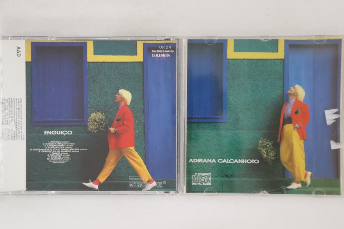

CD ADRIANA CALCANHOTO - Enguico 850098 COLUMBIA 1990 Brazil Latin Used