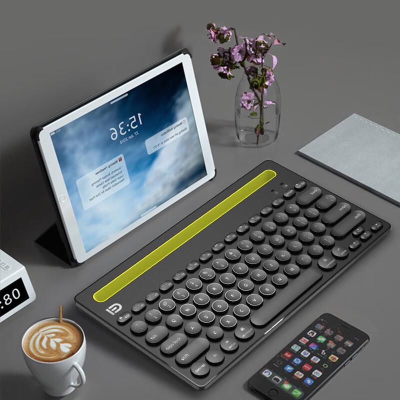 Беспроводная Bluetooth-клавиатура Fude EK3381t с подставкой для планшета