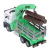 Camion grumier Jouet 1:Modèle de véhicule en bois 32 pièces avec effet musique et lumière pour 6 ans et plus Vert