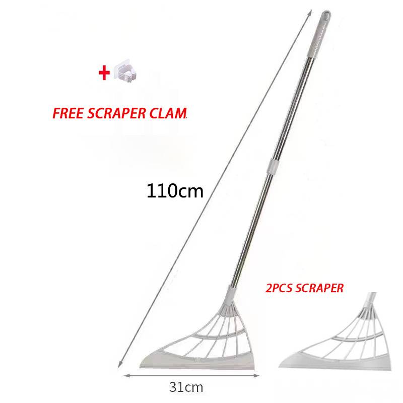 Silicone Magic Rubber Broom Mop Hand Dust Brooms Home Floor Cleaning Squeegee Wiper Toilet Bathroom Mops Witches Tools