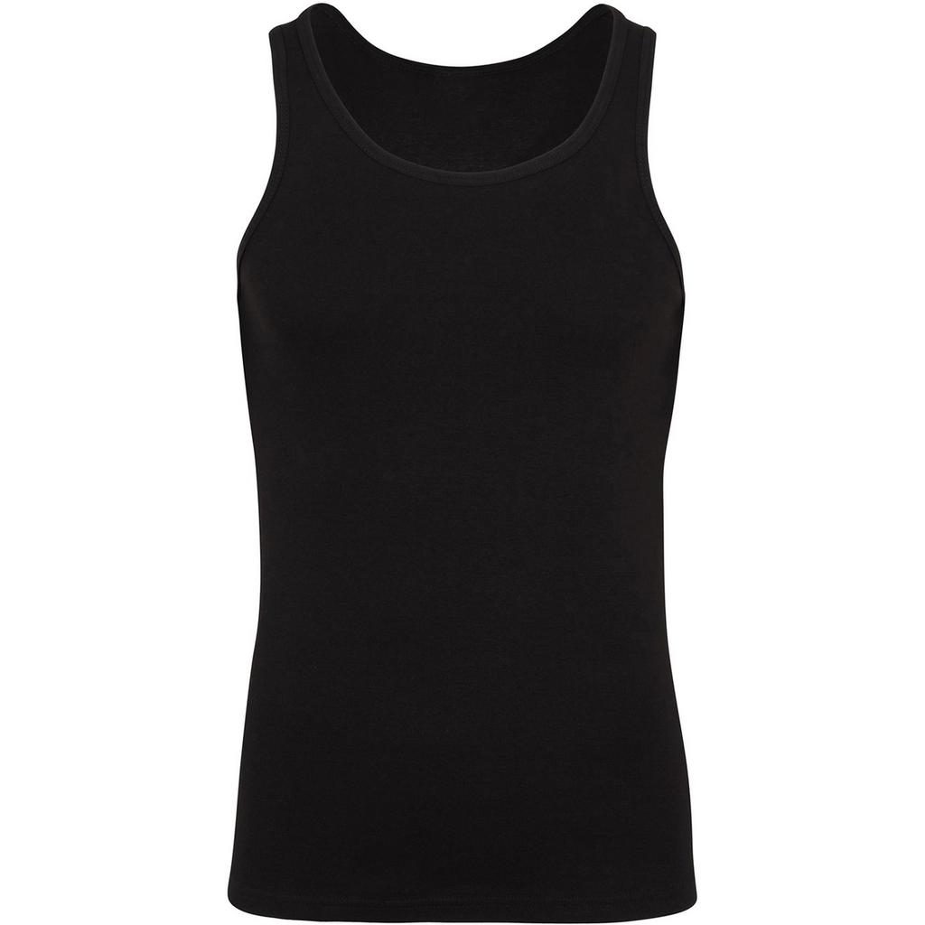 Build Your Brand Mens Plain Tank Top