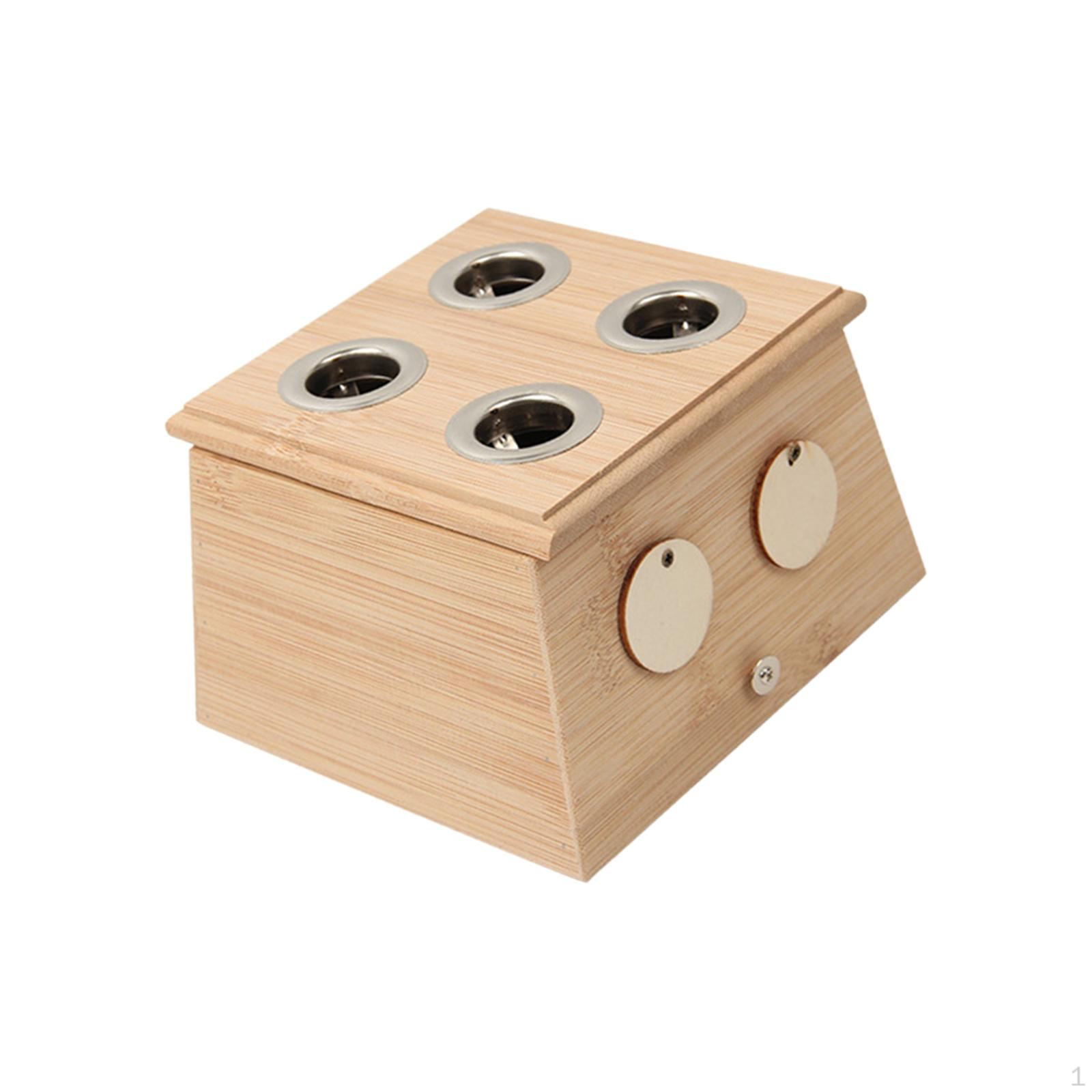 Moxa Box Roller Stick Holder Wood Simple Rustproof MoxiBistration Tool Stickes Burner — фото 18