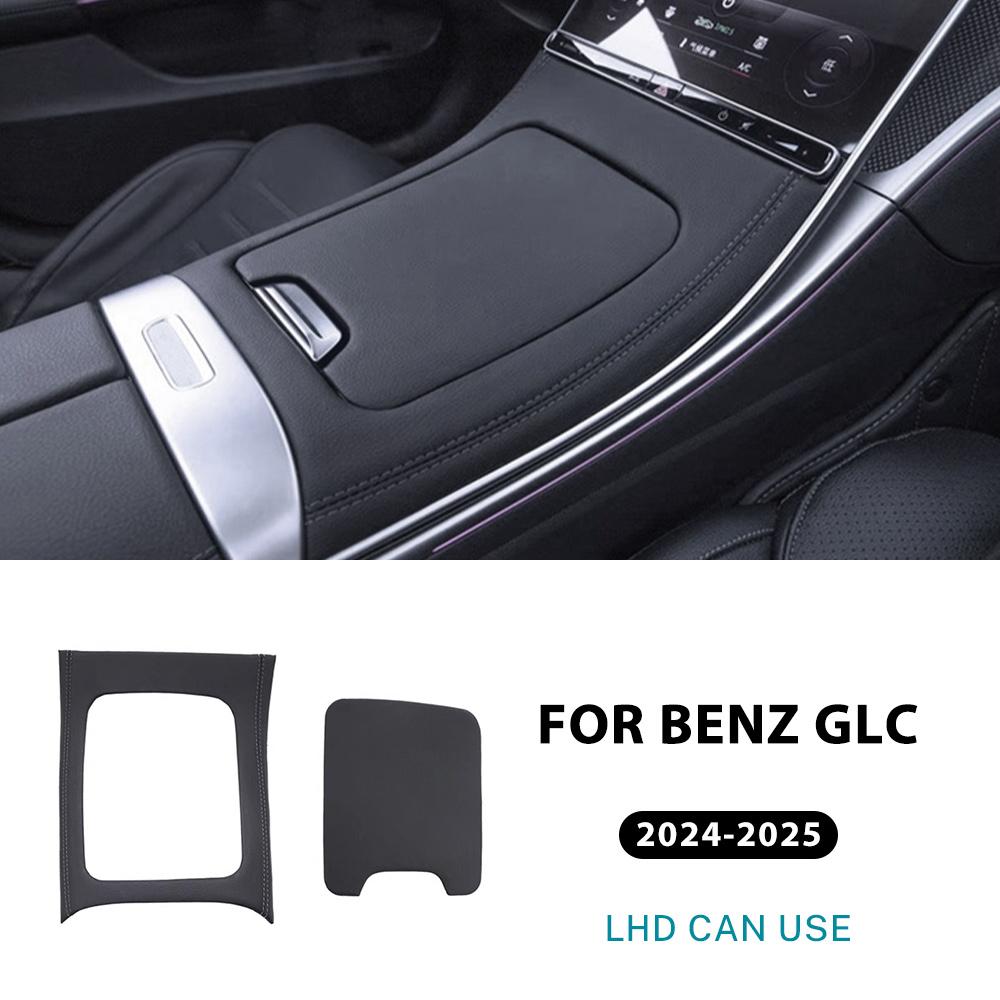 Für Mercedes Benz GLC Klasse X254 GLC260 GLC300 2025 2025 2025 Leder Mittelkonsole Panel Abdeckung Zierleiste Rahmen Innenraumzubehör
