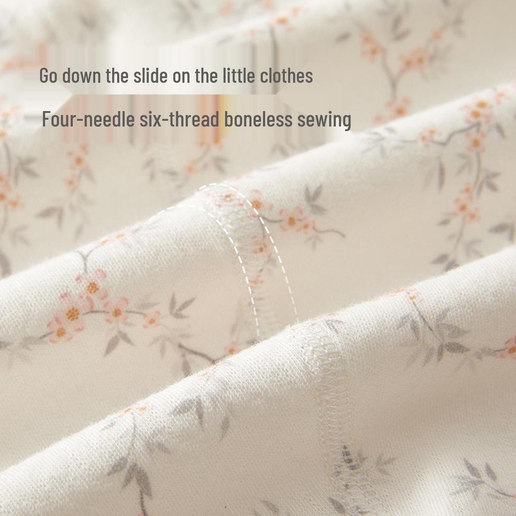 Soft Velvet Newborn Baby Half-Back Clothing - A-Class Boneless Base Layer for Spring and Autumn