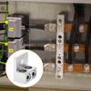 Aluminum Dual Hole Grounding Terminals Set of 4 for Reliable Electrical Grounding and Long lasting Performance