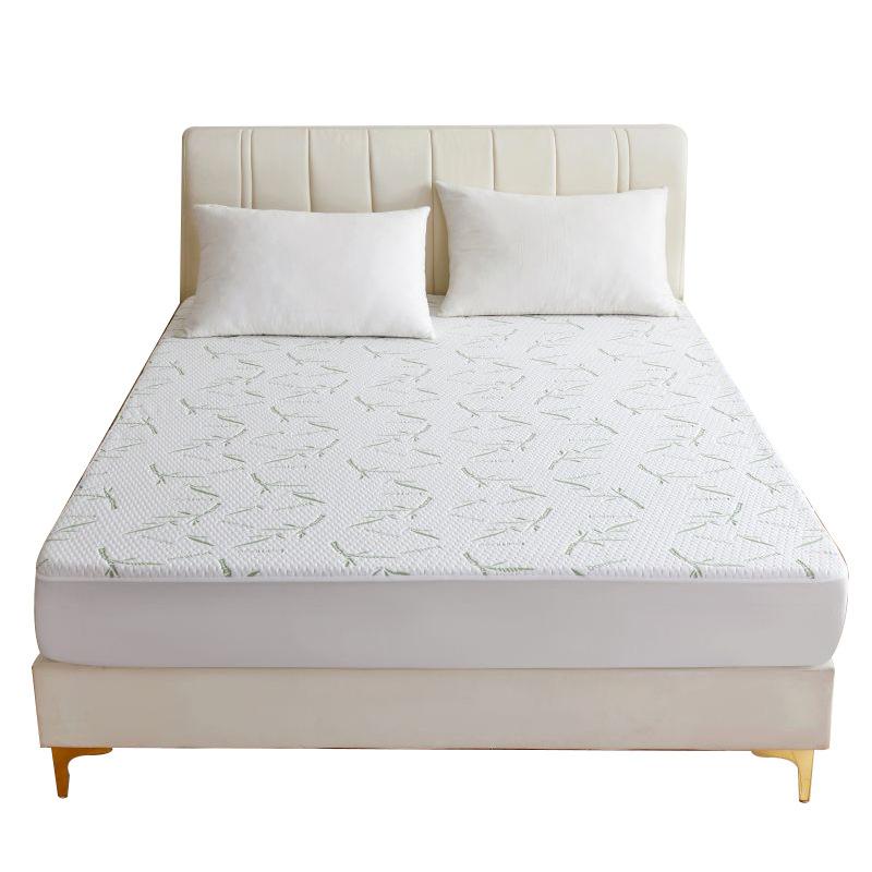 1 pz Coprimaterasso Impermeabile in Bambù (Senza federa), Lenzuolo con angoli fresco e traspirante con tasca profonda 15-28 cm
