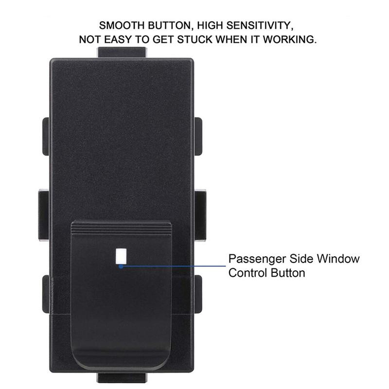 22895545 For Chevy Chevrolet Silverado/ GMC Sierra 2007-2013 Passenger Side Power Window Control Switch Button Accessories