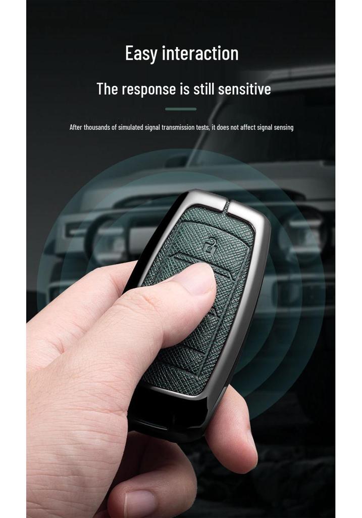 Vinfast Vietnam Car Key Case for Zhonghua V5/VF8 VF3/5/9 - Premium Bag with Buckle for Men