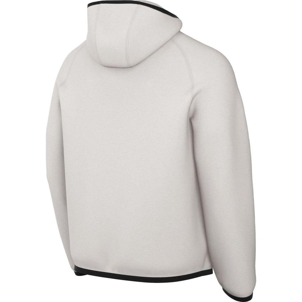 Nike Logo Embroidered Loose Fit Hooded Zip-Up Long Sleeve Jacket Men Jackets Gray FD4501-012