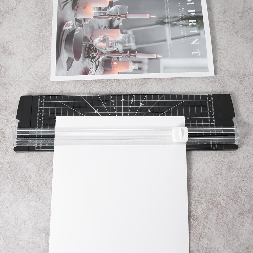 1PC A4 Paper Cutter Safety Protection And Side Ruler Scrapbooking Tool For Handmade Paper, Coupons, Labels