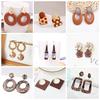 New Brown Women Hanging Earrings Beer Bottle Pendants Drop Earrings Square Earrings Fashion Jewelry Pendientes Mujer