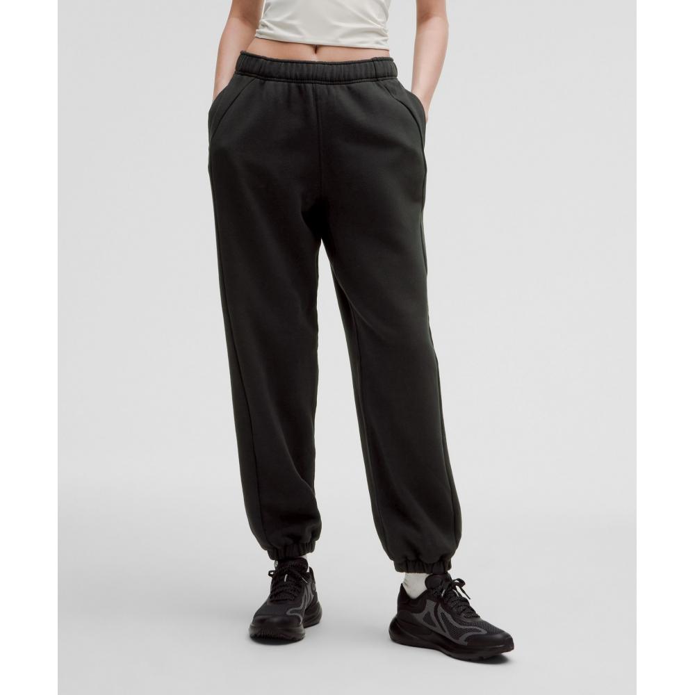 

Lululemon Scuba Mid Rise Oversized Jogger Short Black XXXS/Short