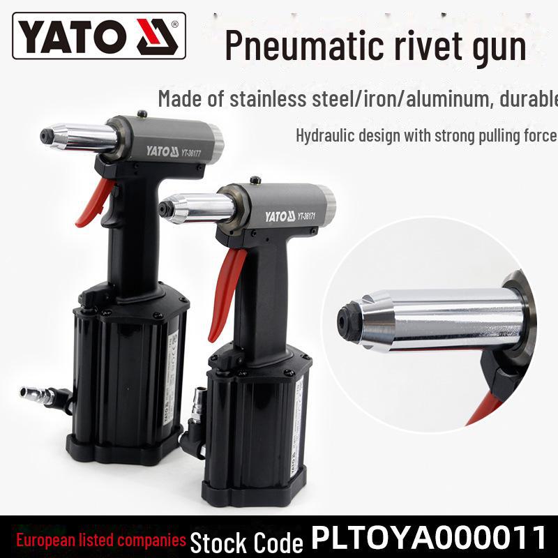 

Пневматичний заклепувальний пістолет YATO та інструмент для витяжної клепки 2.4-5mm YT-36171